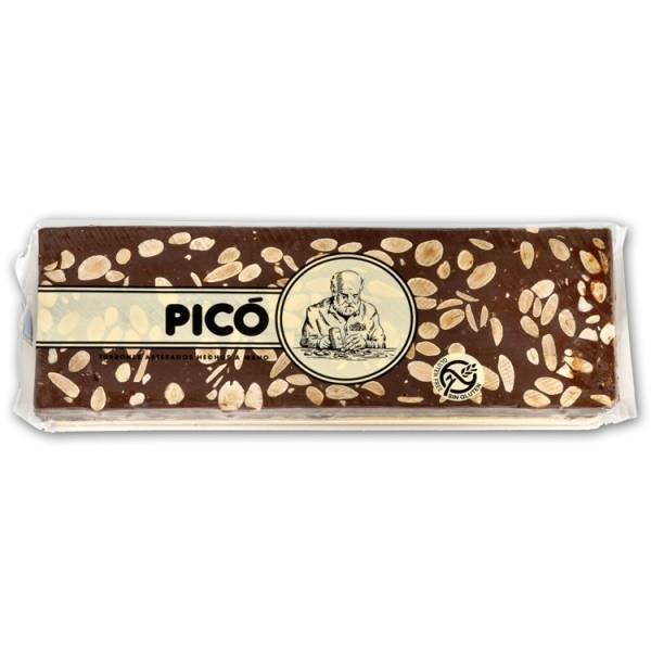 TURRÓN DE CHOCOLATE NEGRO CON ALMENDRAS 250G PICÓ TURRÓN DE CHOCOLATE NEGRO CON ALMENDRAS 250G PICÓ