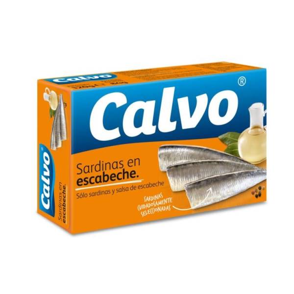 Sardines in pickled sauce CALVO 120g.