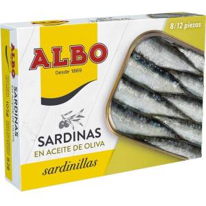 Sardinen in Olivenöl ALBO 105g.