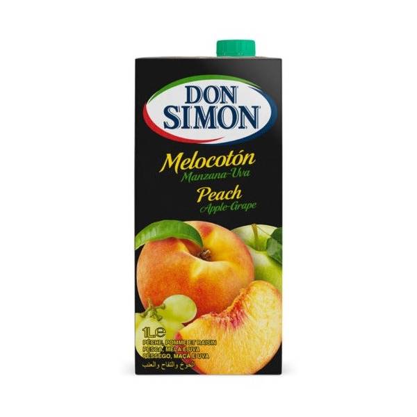Peach, apple and grape juice DON SIMON 1l.