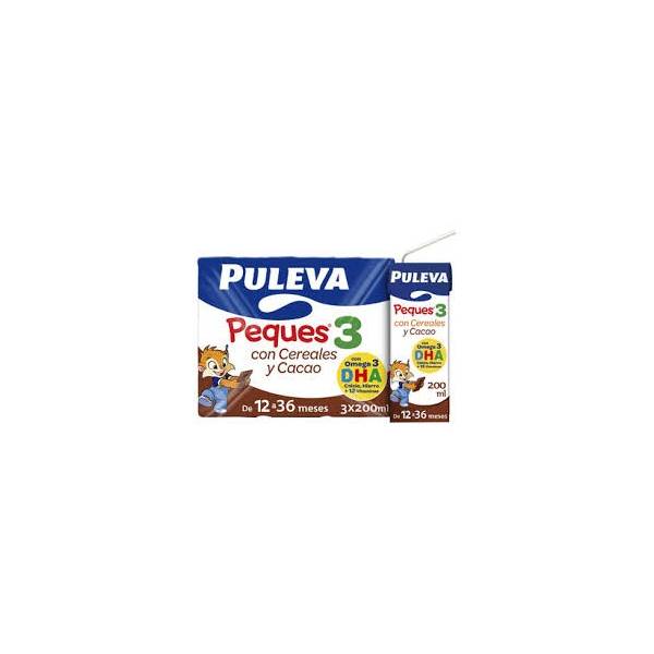 Puleva peques 3 con 7 cereales y cacao pack 3x200ml Farmacia y Parafarmacia  Online