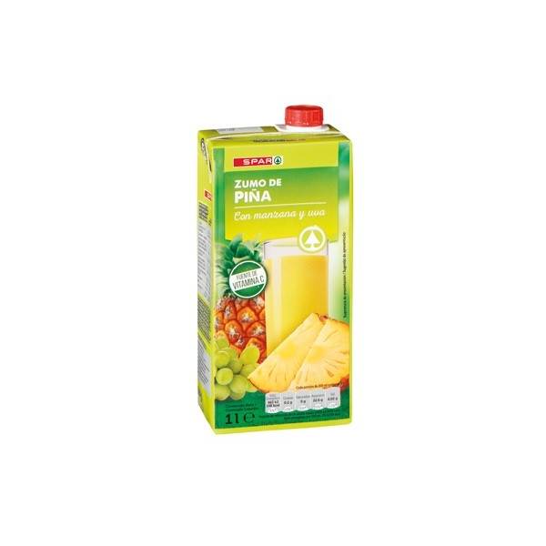 Pineapple, apple and grape juice Spar 1l.