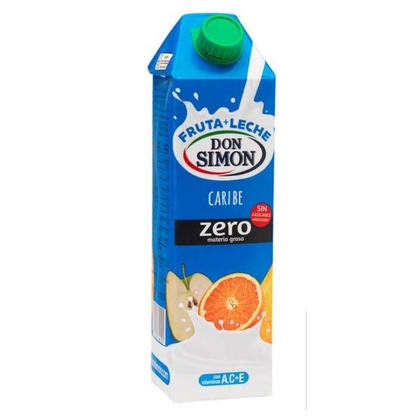 Fruta leche caribe zero materia grasa DON SIMON 1l.