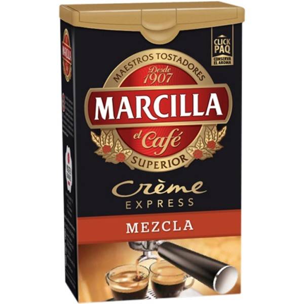 CAFÉ MOULU MÉLANGE CRÈME EXPRESS 250G MARCILLA