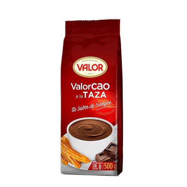 Valorcao chocolate powder VALOR bag 500g.