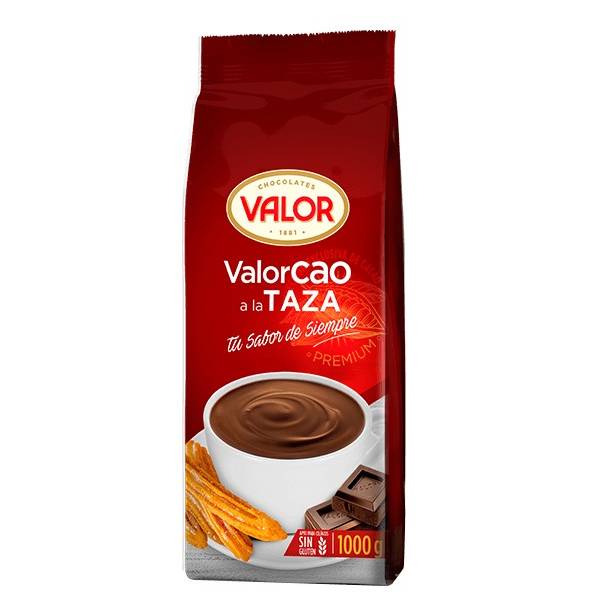 Valorcao chocolate powder VALOR bag 1kg.