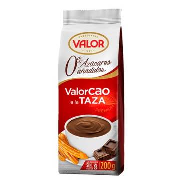 Valorcao a la taza 0% azúcares añadidos VALOR bolsa 200g.