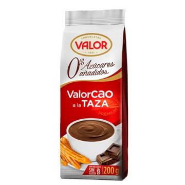 Valorcao a la taza 0% added sugars VALOR bag 200g.