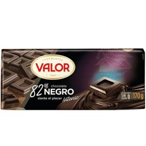 Dunkle Schokolade 82% VALOR 170g.