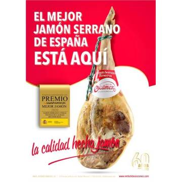 Jamón serrano reserva ESCÁMEZ 8kg. aprox.