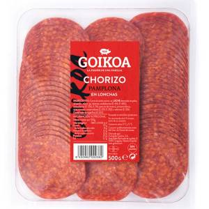 Chorizo Pamplona Extra in Scheiben GOIKOA 500g.