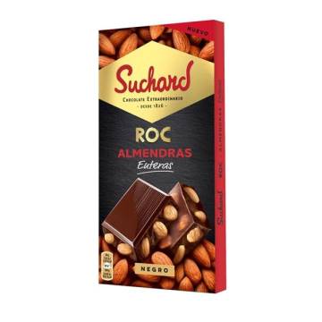 Dark chocolate with almonds ROC SUCHARD 180g.
