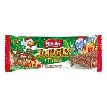 JUNGLY Milchschokolade und Keks-NOUGAT 232 gr.