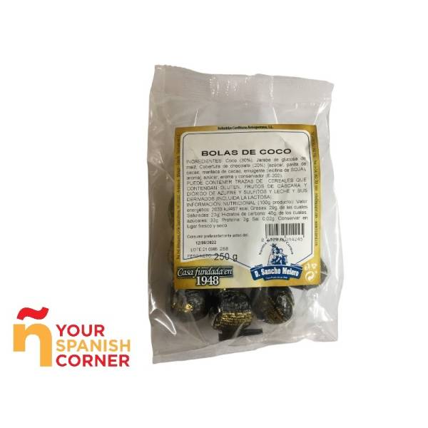 Bolas de Coco D. Sancho Melero 250g. Bolas de Coco D. Sancho Melero 250g.