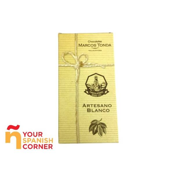 Chocolate Artesano Blanco MARCOS TONDA 100gr. Chocolate Artesano Blanco MARCOS TONDA 100gr.