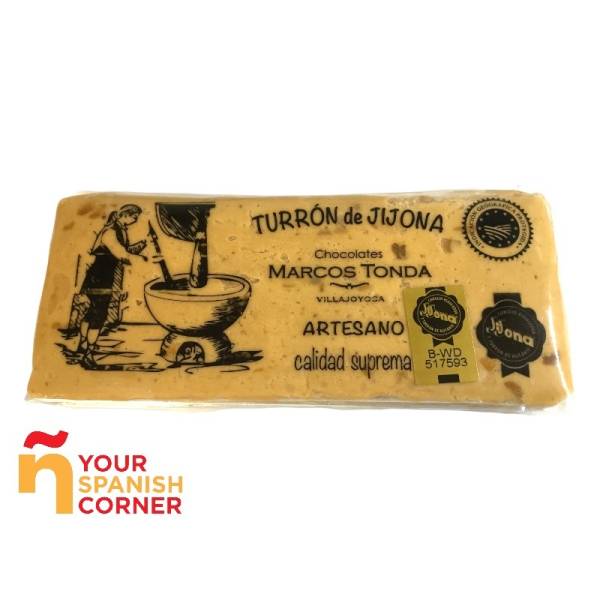 TURRÓN Blando de JIJONA ARTESANO MARCOS TONDA 300gr. TURRÓN Blando de JIJONA ARTESANO MARCOS TONDA 300gr.