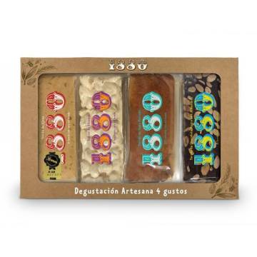 TURRONES Degustación Artesana 4 Gustos  1880 