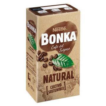 Natural roast ground coffee BONKA 250g.