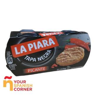 Paté Tapa Negra Picante 2 x 73 G "LA PIARA"