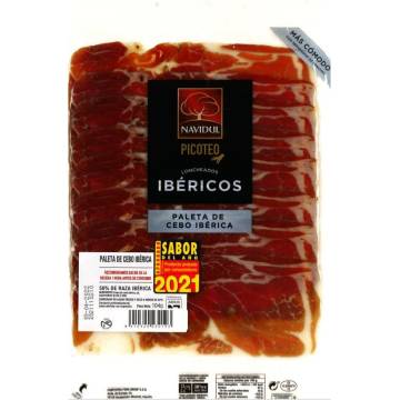 Iberian Cebo shoulder ham 50% Iberian breed NAVIDUL 104g.