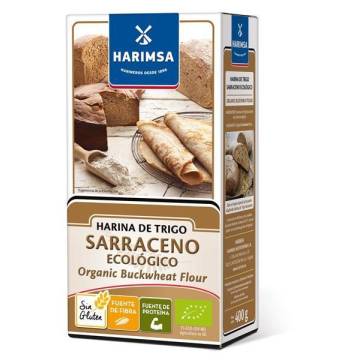 Harina de trigo sarraceno ecológico HARIMSA 400g.