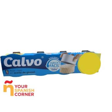 CALVO thon clair à l'huile de tournesol 4x65g.
