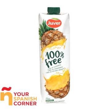 Pineapple Juice 100% Free JUVER 1l.