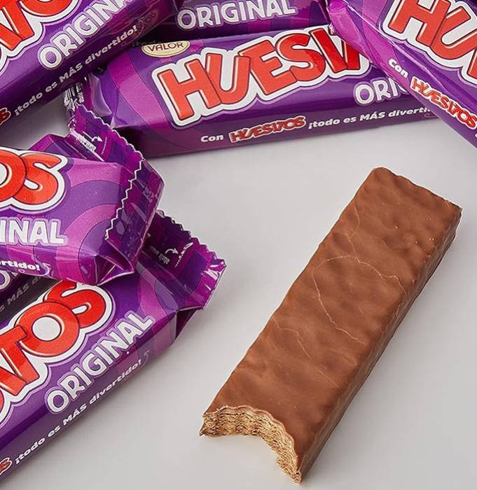 Huesitos Par Chocolates Valor La Barre Chocolat e Croustillante 