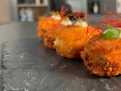 Croquetones de gambas al ajillo! pedazo de receta para sorprender a los tuyos